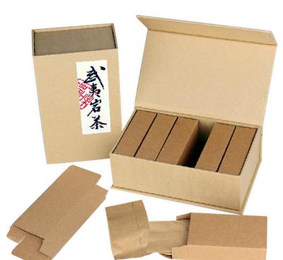 定制茶叶纸盒 创意牛皮纸茶叶包装 通用茶叶礼品包装盒-深圳益讯钟表五金包装厂